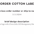 PPLR_HIDDEN_PRODUCT Reorder Previous Label Design - COTTON