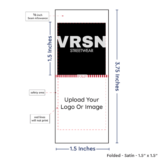 PPLR_HIDDEN_PRODUCT Print your logo/Image on Satin Tags (1.5" wide - Satin)