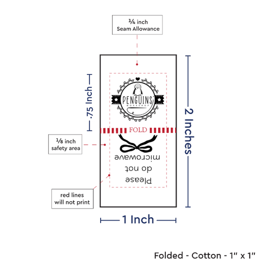 PPLR_HIDDEN_PRODUCT Print Your Logo or Image on FOLDED Cotton Tags