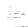 PPLR_HIDDEN_PRODUCT Print your Logo or Image on FLAT Cotton Tags
