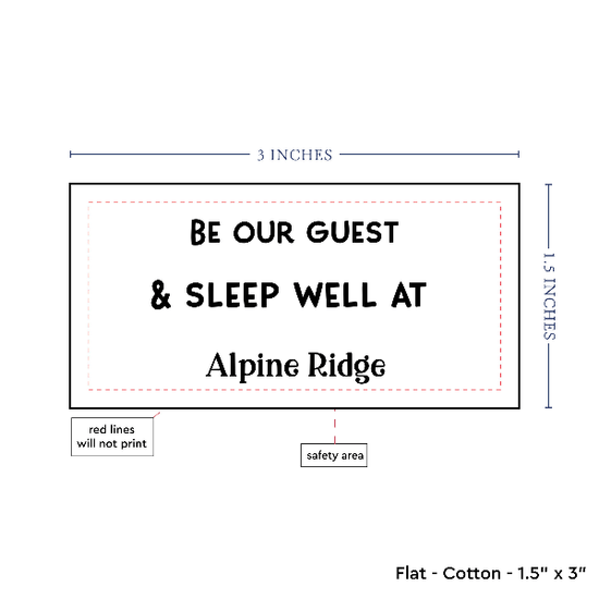 PPLR_HIDDEN_PRODUCT Text Only Medium Large Label (1.5"x3"-Cotton)