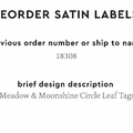 PPLR_HIDDEN_PRODUCT Reorder Previous Label Design - SATIN