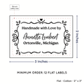 PPLR_HIDDEN_PRODUCT Swirl Accent Border (2"x3" Cotton - 12 labels/set)