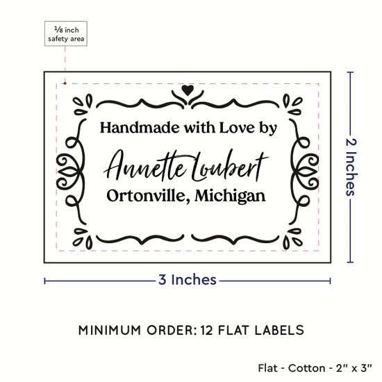 PPLR_HIDDEN_PRODUCT Swirl Accent Border (2"x3" Cotton - 12 labels/set)