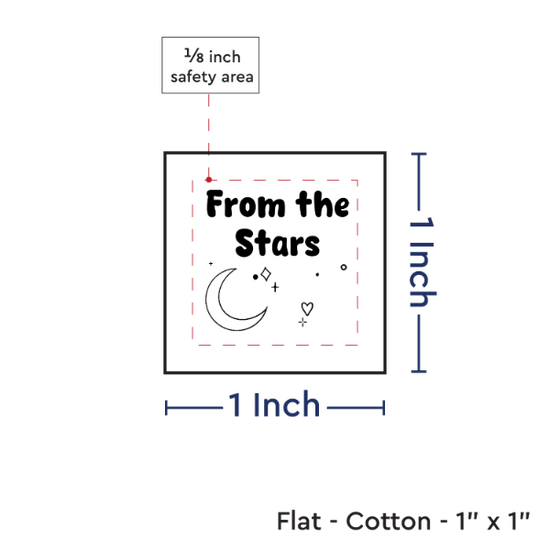 PPLR_HIDDEN_PRODUCT Print your Logo or Image on FLAT Cotton Tags