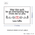 PPLR_HIDDEN_PRODUCT Double Heart Quote (2"x3" Cotton - 12 labels/set)