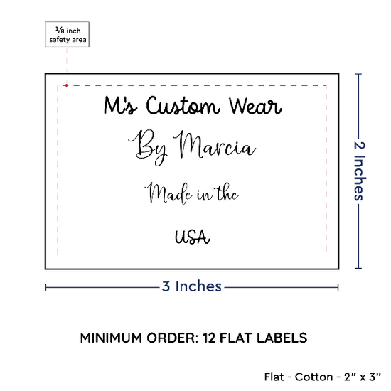 PPLR_HIDDEN_PRODUCT Large Text Only Label (2"x3"-Cotton)