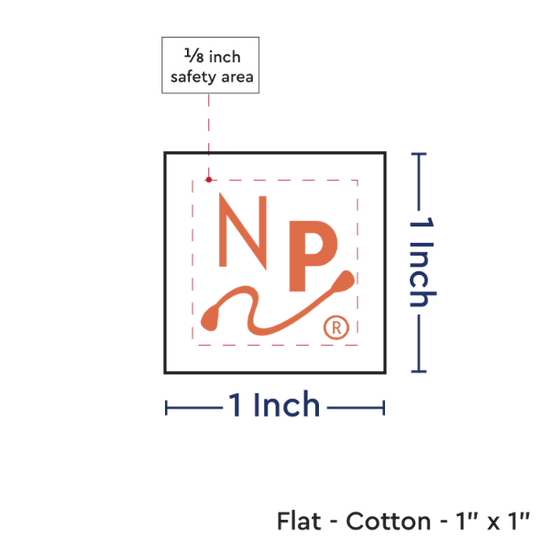PPLR_HIDDEN_PRODUCT Print your Logo or Image on FLAT Cotton Tags