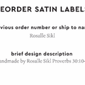 PPLR_HIDDEN_PRODUCT Reorder Previous Label Design - SATIN