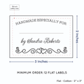 PPLR_HIDDEN_PRODUCT Double heart border with Fill in Blanks (2"x3" Cotton - 12 labels/set)
