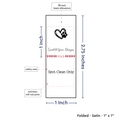 PPLR_HIDDEN_PRODUCT Heart and Paw Print (1" wide - Satin)