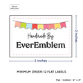 PPLR_HIDDEN_PRODUCT Colorful Banner (2"x3" Cotton - 12 labels/set)