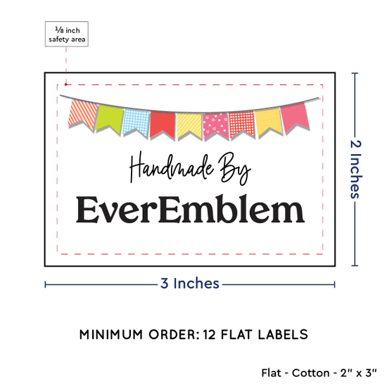 PPLR_HIDDEN_PRODUCT Colorful Banner (2"x3" Cotton - 12 labels/set)