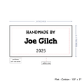 PPLR_HIDDEN_PRODUCT Text Only Medium Large Label (1.5"x3"-Cotton)