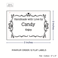 PPLR_HIDDEN_PRODUCT Swirl Accent Border (2"x3" Cotton - 12 labels/set)