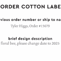 PPLR_HIDDEN_PRODUCT Reorder Previous Label Design - COTTON