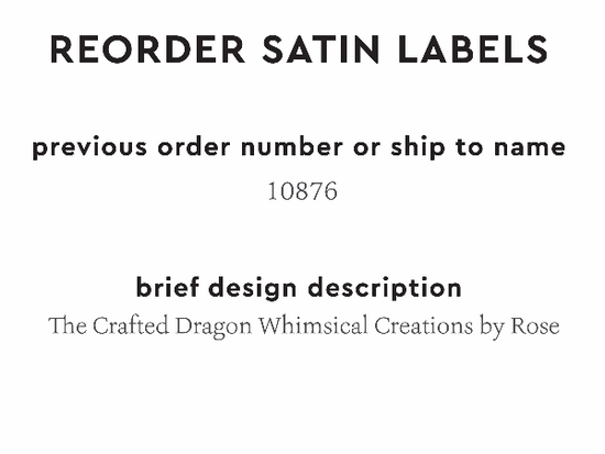 PPLR_HIDDEN_PRODUCT Reorder Previous Label Design - SATIN
