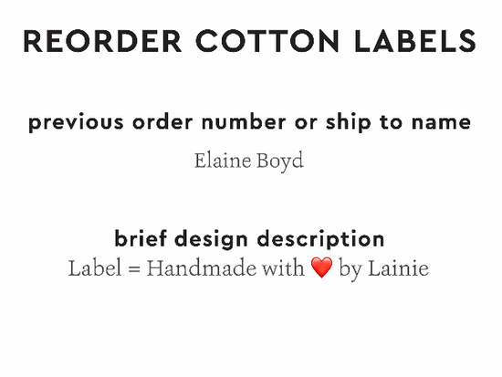 PPLR_HIDDEN_PRODUCT Reorder Previous Label Design - COTTON