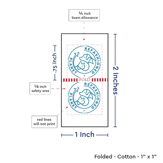 PPLR_HIDDEN_PRODUCT Print Your Logo or Image on FOLDED Cotton Tags