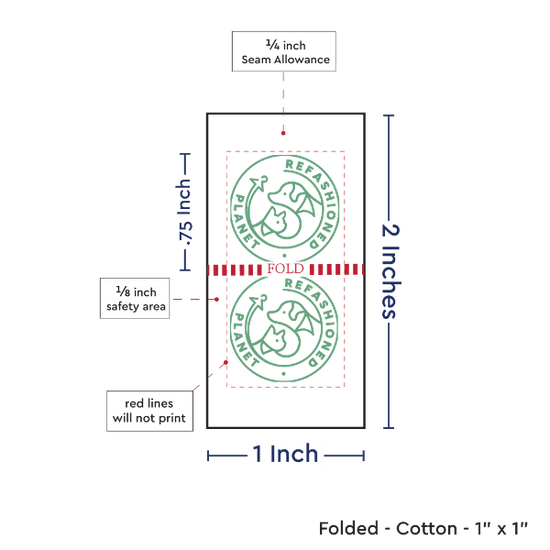 PPLR_HIDDEN_PRODUCT Print Your Logo or Image on FOLDED Cotton Tags
