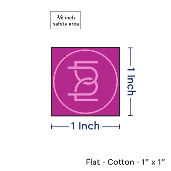 PPLR_HIDDEN_PRODUCT Print your Logo or Image on FLAT Cotton Tags