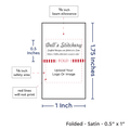 PPLR_HIDDEN_PRODUCT Print Your Logo/Image on Satin Tags (1" wide - Satin)