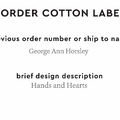 PPLR_HIDDEN_PRODUCT Reorder Previous Label Design - COTTON