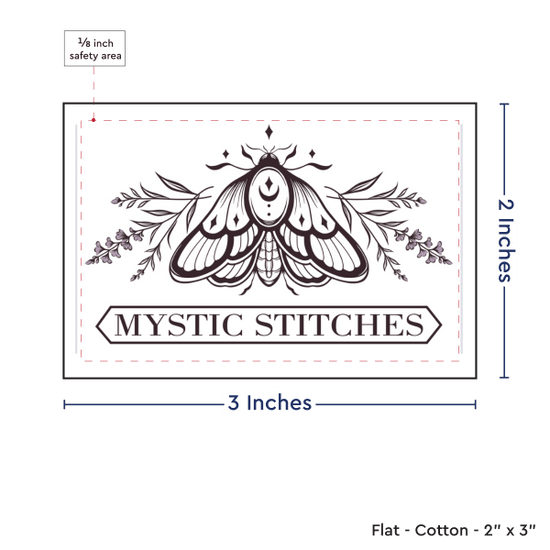 PPLR_HIDDEN_PRODUCT Print your Logo or Image on FLAT Cotton Tags