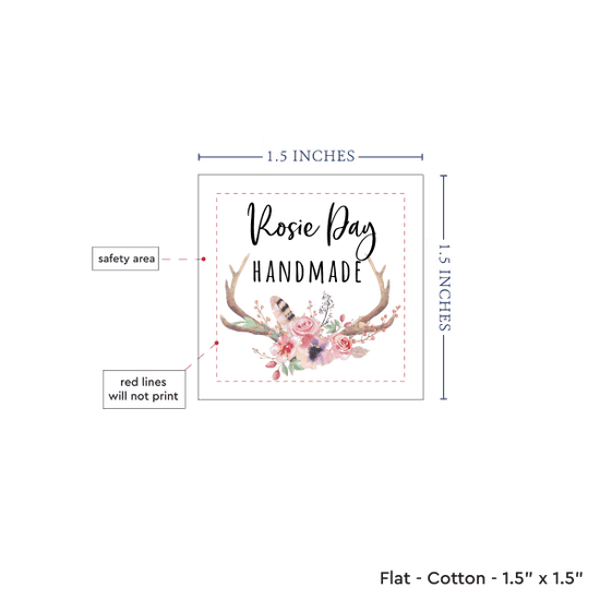 PPLR_HIDDEN_PRODUCT Boho Antlers (1.5"x1.5"-Cotton)