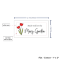 PPLR_HIDDEN_PRODUCT Spring Tulips (2"x1"-Cotton)