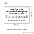 PPLR_HIDDEN_PRODUCT Double Heart Quote (2"x3" Cotton - 12 labels/set)