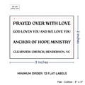 PPLR_HIDDEN_PRODUCT Large Text Only Label (2"x3"-Cotton)
