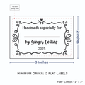 PPLR_HIDDEN_PRODUCT Swirl Accent Border with Fill in Blanks (2"x3" Cotton - 12 labels/set)