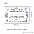 PPLR_HIDDEN_PRODUCT Swirl Accent Border with Fill in Blanks (2"x3" Cotton - 12 labels/set)