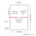 PPLR_HIDDEN_PRODUCT Print your Logo or Image on Satin Tags (2" wide - Satin)