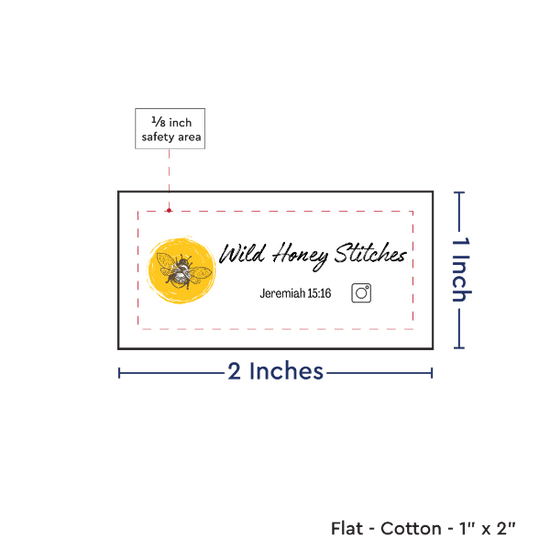 PPLR_HIDDEN_PRODUCT Print your Logo or Image on FLAT Cotton Tags