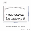 PPLR_HIDDEN_PRODUCT Double heart border with Fill in Blanks (2"x3" Cotton - 12 labels/set)