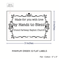 PPLR_HIDDEN_PRODUCT Swirl Accent Border (2"x3" Cotton - 12 labels/set)