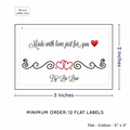 PPLR_HIDDEN_PRODUCT Double Heart Quote (2"x3" Cotton - 12 labels/set)