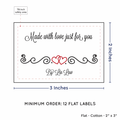 PPLR_HIDDEN_PRODUCT Double Heart Quote (2"x3" Cotton - 12 labels/set)