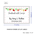 PPLR_HIDDEN_PRODUCT Christmas Garland with Fill in Blanks (2"x3" Cotton - 12 labels/set)