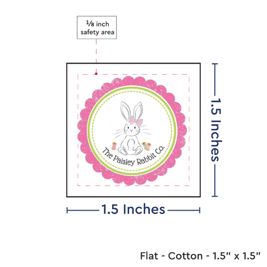 PPLR_HIDDEN_PRODUCT Print your Logo or Image on FLAT Cotton Tags