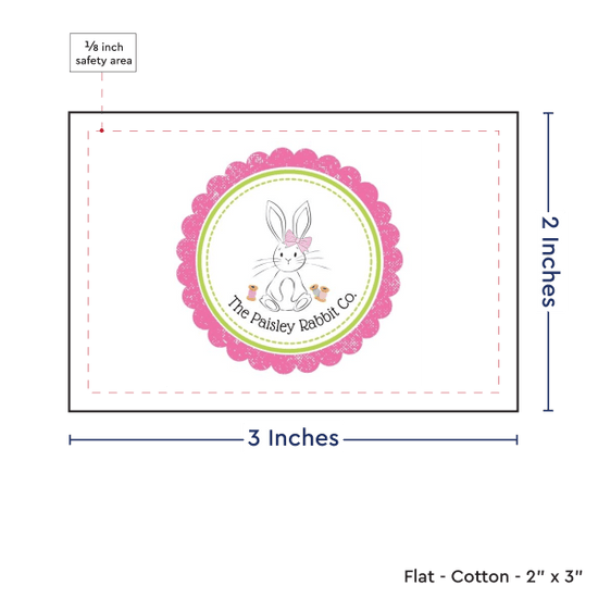 PPLR_HIDDEN_PRODUCT Print your Logo or Image on FLAT Cotton Tags