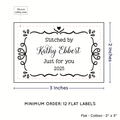 PPLR_HIDDEN_PRODUCT Swirl Accent Border (2"x3" Cotton - 12 labels/set)