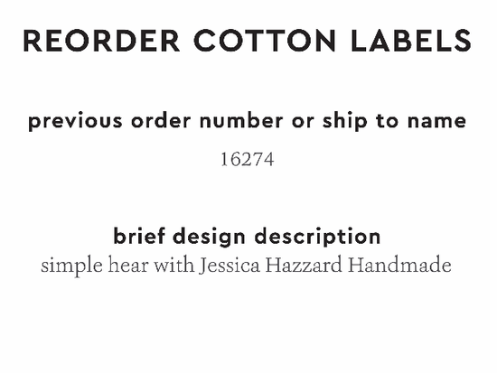 PPLR_HIDDEN_PRODUCT Reorder Previous Label Design - COTTON