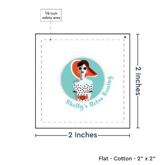 PPLR_HIDDEN_PRODUCT Print your Logo or Image on FLAT Cotton Tags