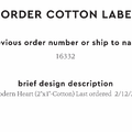 PPLR_HIDDEN_PRODUCT Reorder Previous Label Design - COTTON