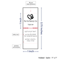 PPLR_HIDDEN_PRODUCT Heart and Paw Print (1" wide - Satin)