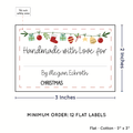 PPLR_HIDDEN_PRODUCT Christmas Garland with Fill in Blanks (2"x3" Cotton - 12 labels/set)