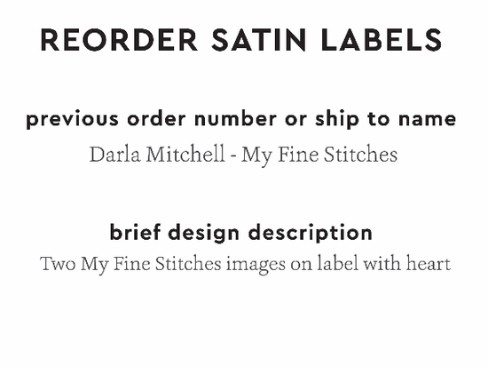 PPLR_HIDDEN_PRODUCT Reorder Previous Label Design - SATIN